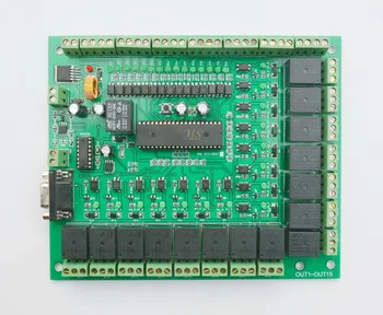 15-canal de Entrada e de Saída de Controle do Relé da Placa/PLC programável-como o painel de Controlo Industrial/485