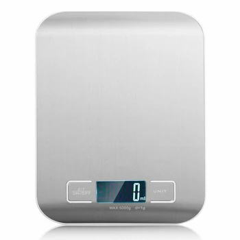 5kg Família Balança de Cozinha Eletrônica de Alimentos Escalas Dieta Escalas de Medição de Ferramenta LCD Digital Escala Pesando Eletrônica